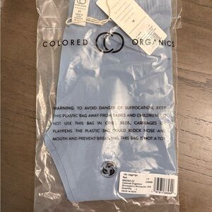 Colored Organics Soft Blue Leggings